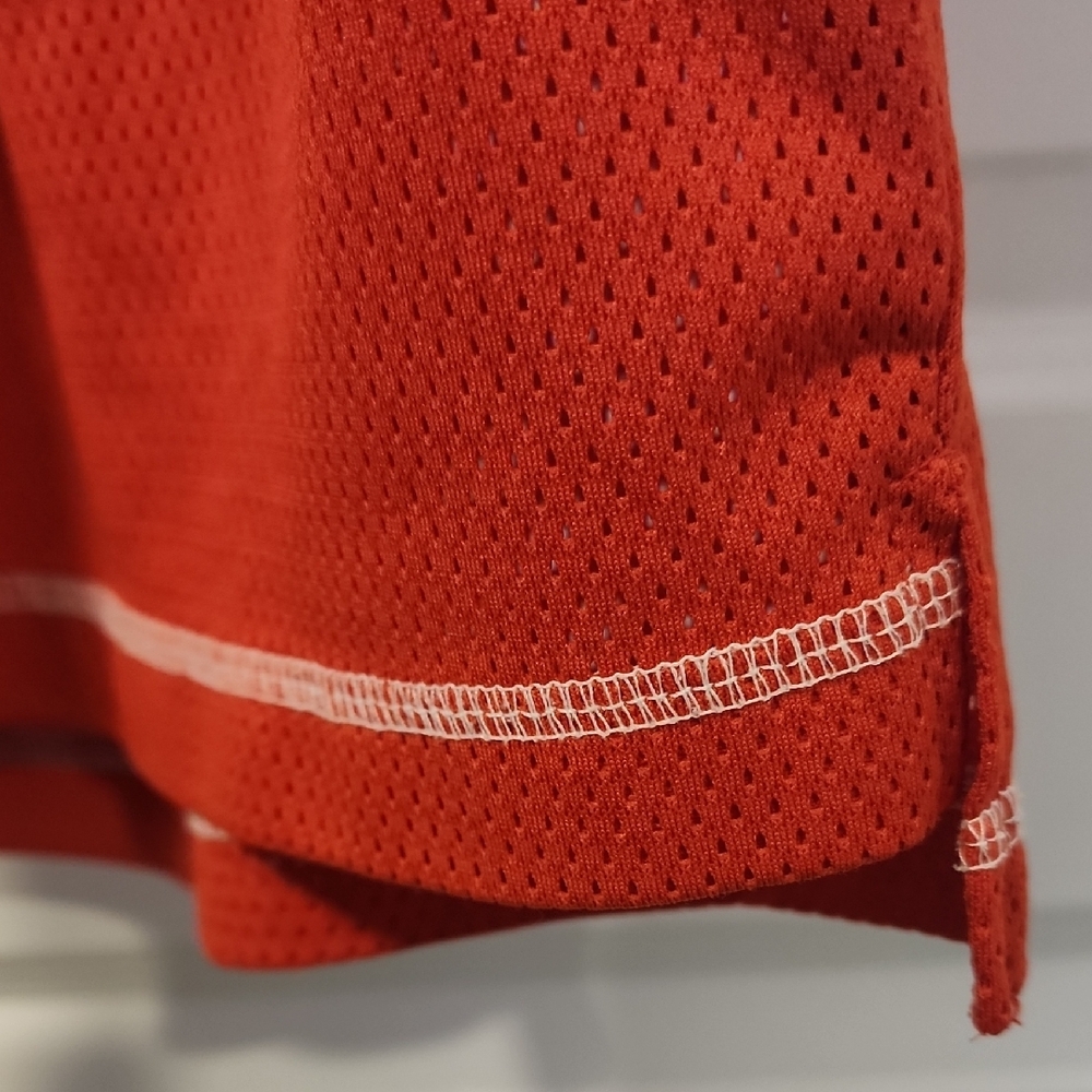 Basic Editions Red Ribbed Fitted Tank Top - Picture 3 of 5